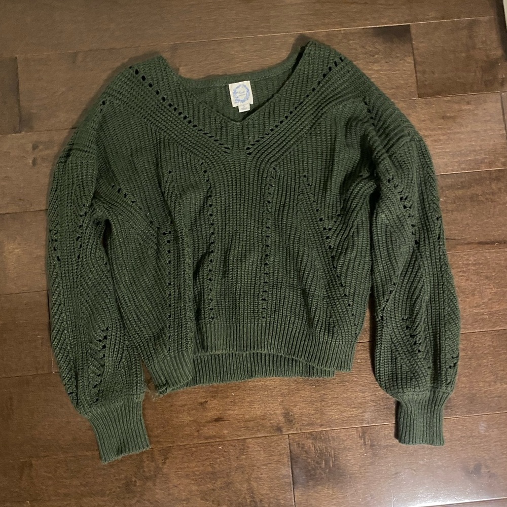 Dark green sweater from a francesca’s